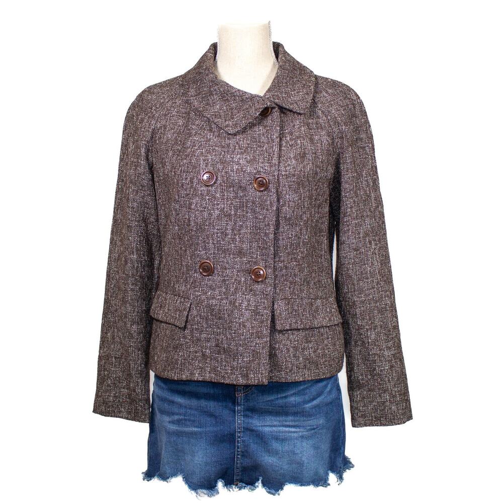NWT Banana Republic jacket Womens 10 Petite $175 retail Wool Blend